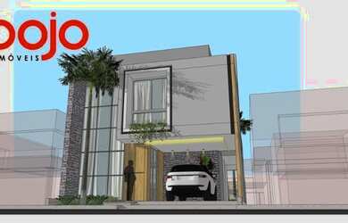 Imagem: A casa em condomínio possui 3 Dormitórios, 2 Banheiros, 1