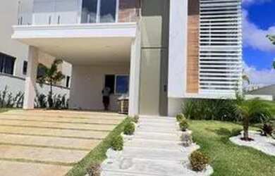 Imagem: A casa em condomínio possui 4 Dormitórios, 5 Banheiros, 3