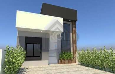 Imagem: A casa possui 3 Dormitórios, 3 Banheiros, 2 Vagas na garagem