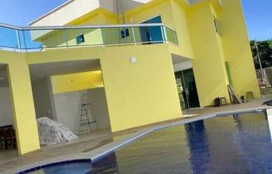 Imagem: A casa em condomínio possui 5 Dormitórios, 5 Banheiros, 5