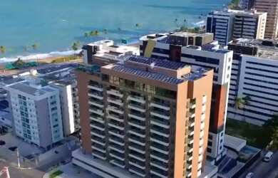 Imagem: O apartamento possui 1 Dormitório, 1 Banheiro, 1 Vaga na garagem