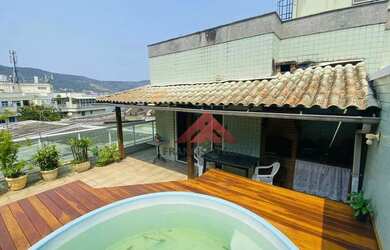 Imagem: O apartamento na cobertura possui 2 Dormitórios, 3 Banheiros