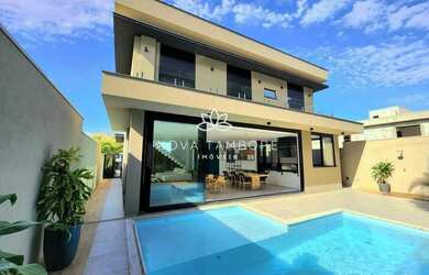 Imagem: A casa em condomínio possui 3 Dormitórios, 5 Banheiros, 4