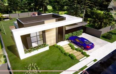 Imagem: A casa em condomínio possui 3 Dormitórios, 4 Banheiros, 3