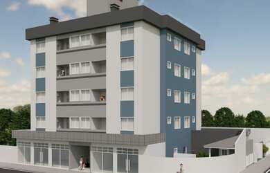 Imagem: O apartamento possui 2 Dormitórios, 1 Banheiro, 1 Vaga na garagem