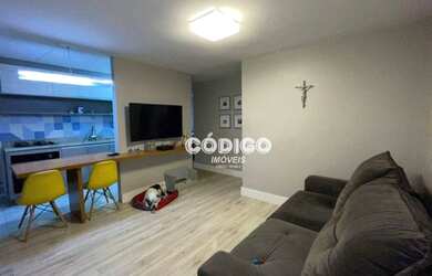 Imagem: O apartamento possui 2 Dormitórios, 1 Banheiro, 1 Vaga na garagem