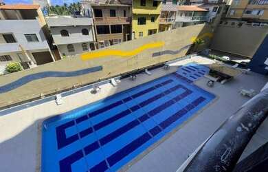 Imagem: O apartamento possui 1 Dormitório, 1 Banheiro, 1 Vaga na garagem