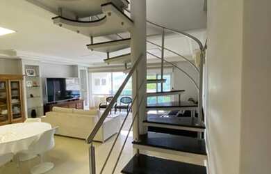 Imagem: O apartamento na cobertura possui 3 Dormitórios, 4 Banheiros