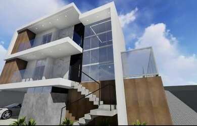 Imagem: A casa possui 4 Dormitórios, 5 Banheiros, 4 Vagas na garagem