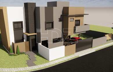 Imagem: A casa em condomínio possui 4 Dormitórios, 5 Banheiros, 2