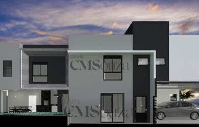 Imagem: A casa em condomínio possui 3 Dormitórios, 5 Banheiros, 4