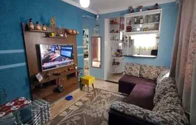 Imagem: O apartamento possui 2 Dormitórios, 1 Banheiro, 1 Vaga na garagem