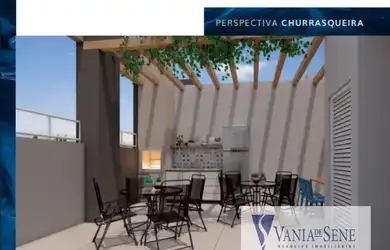 Imagem: O apartamento possui 2 Dormitórios, 1 Banheiro, 1 Vaga na garagem