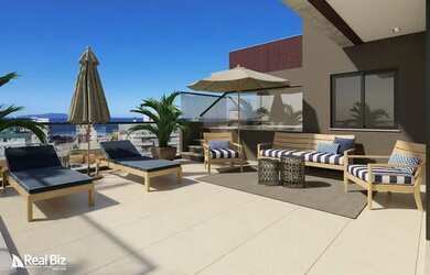 Imagem: O apartamento na cobertura possui 4 Dormitórios, 5 Banheiros