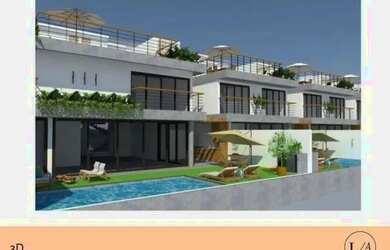 Imagem: A casa em condomínio possui 4 Dormitórios, 5 Banheiros, 2