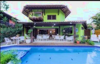 Imagem: A casa em condomínio possui 5 Dormitórios, 5 Banheiros, 5