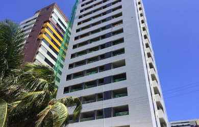 Imagem: O apartamento possui 1 Dormitório, 1 Banheiro, 1 Vaga na garagem