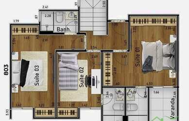 Imagem 11: Cobertura à venda, 144 m² por R$ 805.100,00 - São Pedro - Juiz de Fora/MG