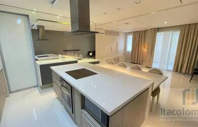 Imagem: O apartamento possui 1 Dormitório, 2 Banheiros, 2 Vagas na