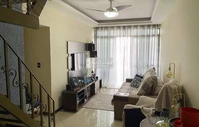 Imagem: O apartamento na cobertura possui 3 Dormitórios, 4 Banheiros