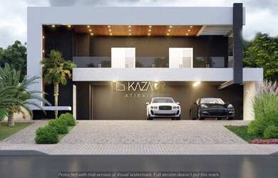 Imagem: A casa possui 4 Dormitórios, 5 Banheiros, 5 Vagas na garagem