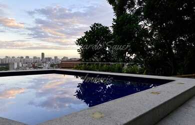 Imagem: O apartamento na cobertura possui 4 Dormitórios, 4 Banheiros