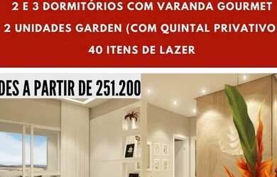 Imagem: O apartamento possui 2 Dormitórios, 2 Banheiros, 1 Vaga na