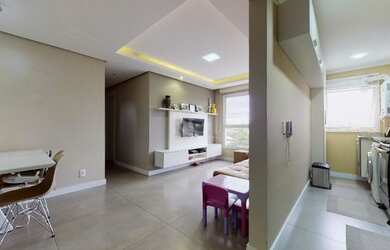 Imagem: O apartamento possui 3 Dormitórios, 2 Banheiros, 2 Vagas na