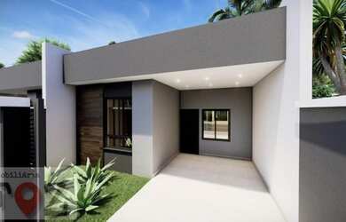 Imagem: A casa possui 2 Dormitórios, 1 Banheiro, 1 Vaga na garagem