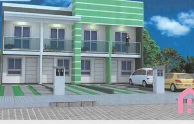 Imagem: A casa possui 2 Dormitórios, 1 Banheiro, 2 Vagas na garagem