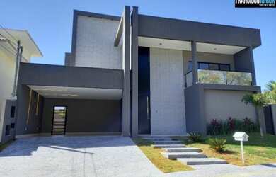 Imagem: A casa em condomínio possui 4 Dormitórios, 5 Banheiros, 5