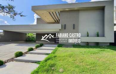 Imagem: A casa em condomínio possui 4 Dormitórios, 5 Banheiros, 2