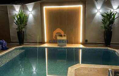 Imagem: A casa em condomínio possui 5 Dormitórios, 5 Banheiros, 4