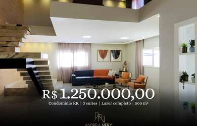 Imagem: A casa em condomínio possui 3 Dormitórios, 2 Banheiros, 2