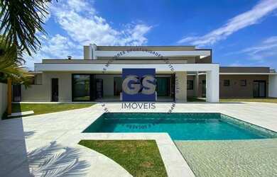 Imagem: A casa em condomínio à venda possui 4 Dormitórios, 5 Banheiros