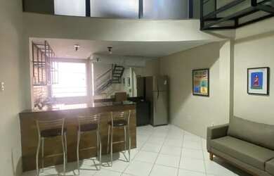 Imagem: O apartamento possui 1 Dormitório, 1 Banheiro, 60m² de Área