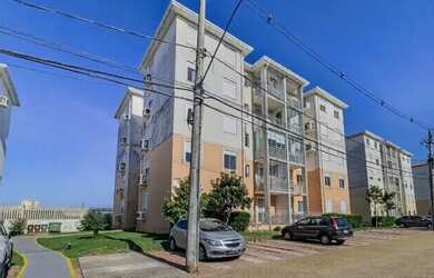 Imagem: O apartamento possui 2 Dormitórios, 1 Banheiro, 1 Vaga na garagem