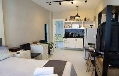 Imagem: A kitnet possui 1 Dormitório, 1 Banheiro, 26m² de Área e