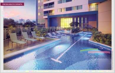 Imagem 3: Aquarela Condominio. Piscina, Churrasqueira, 56m² de Áreae1 Vaga na...