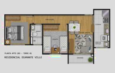 Imagem 8: APARTAMENTO DIAMANTE VILLE