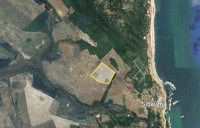 Imagem: O terreno possui 320.000m² de Área e está localizado em