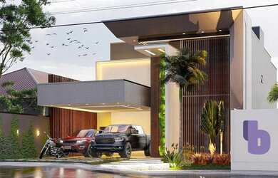 Imagem: A casa em condomínio possui 3 Dormitórios, 5 Banheiros, 4