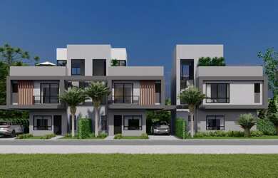 Imagem 6: Sobrados de alto padrão com terraço