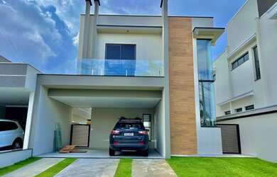 Imagem: A casa em condomínio possui 3 Dormitórios, 4 Banheiros, 4