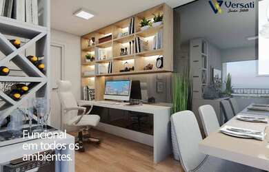 Imagem: O apartamento possui 2 Dormitórios, 2 Banheiros, 1 Vaga na