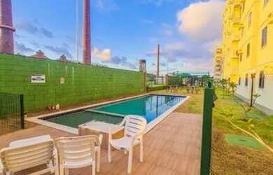 Imagem: O apartamento possui 2 Dormitórios, 1 Banheiro, 1 Vaga na garagem