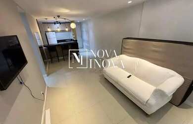 Imagem: O apartamento possui 1 Dormitório, 2 Banheiros, 1 Vaga na garagem