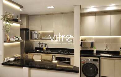 Imagem: O apartamento possui 2 Dormitórios, 2 Banheiros, 1 Vaga na