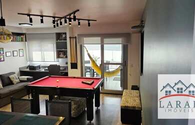 Imagem: O apartamento possui 1 Dormitório, 1 Banheiro, 1 Vaga na garagem