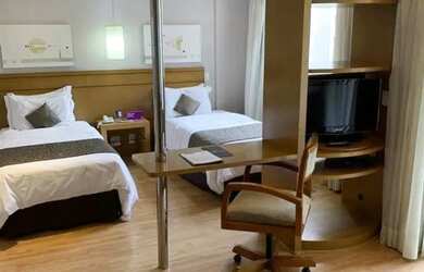 Imagem: O studio possui 1 Dormitório, 1 Banheiro, 1 Vaga na garagem